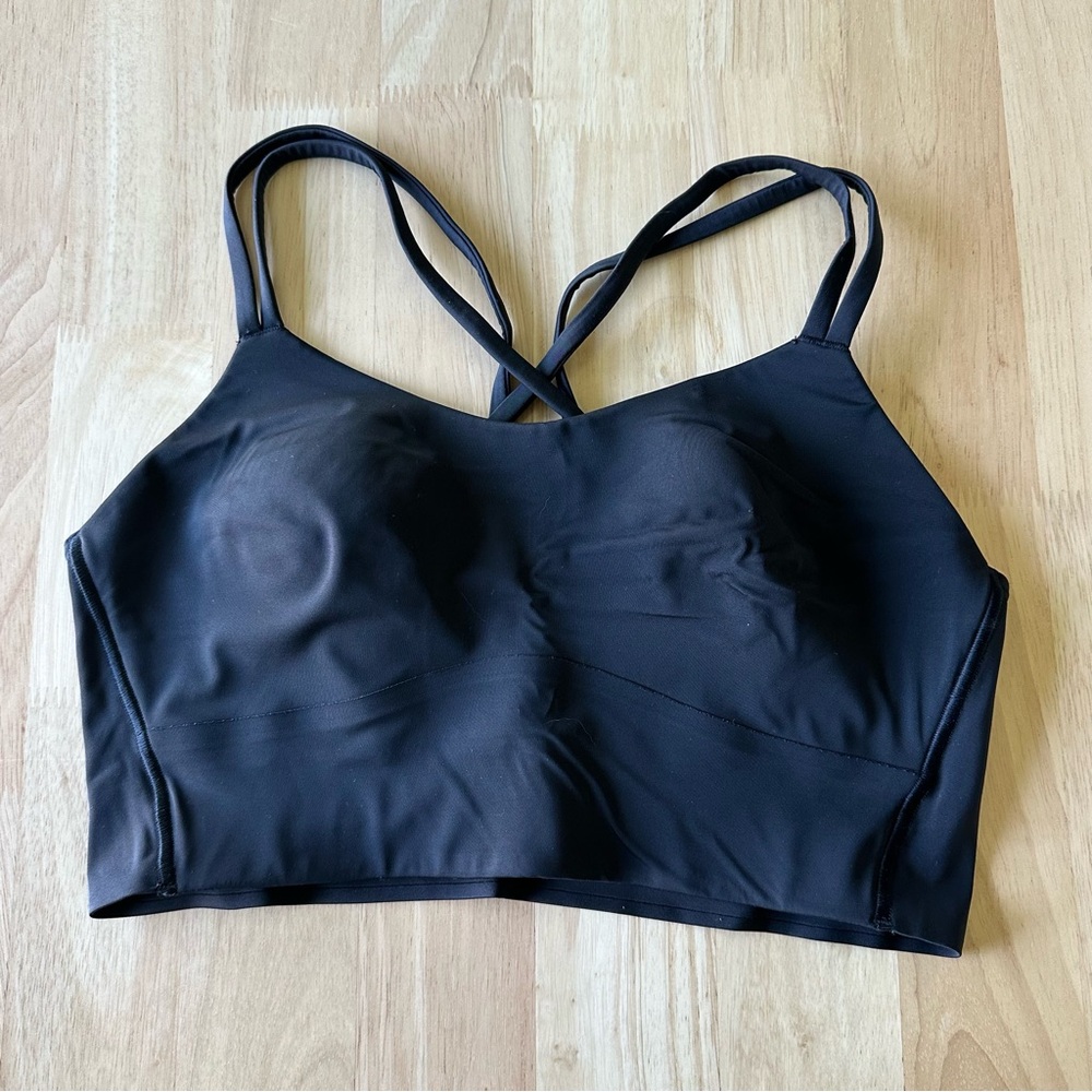 Lululemon Like A Cloud Longline Sports Bra Black B/c Cup
